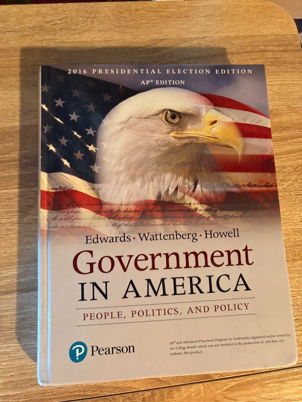 Pearson Government In America AP Edition